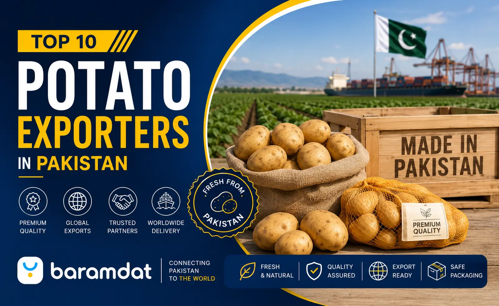 Top Potato Exporters in Pakistan (2026 Buyer's Guide)